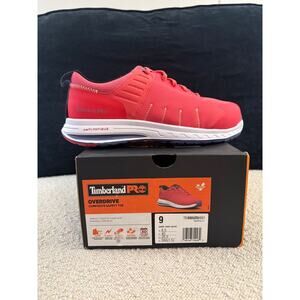 SZ 9 - Women's Berry Timberland Hard Toe shoe - NWB